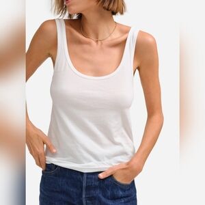 MATE the Label layering tank, medium, true white
